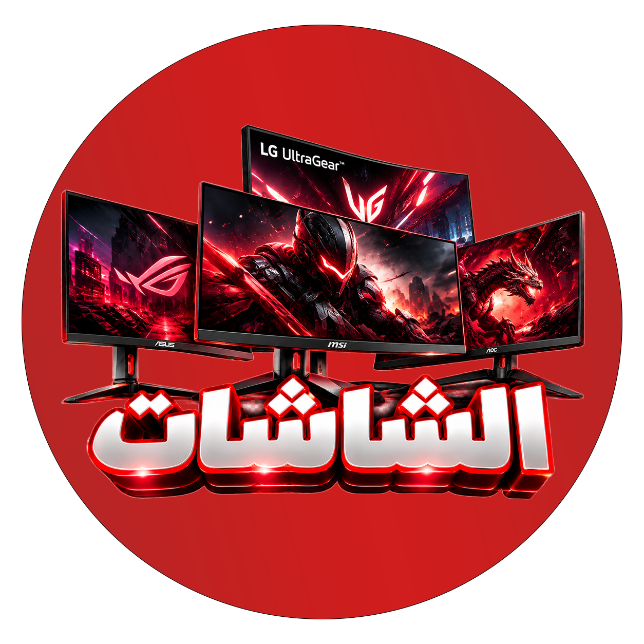 الشاشات