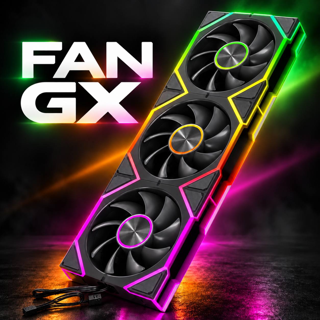 FAN GX 120 ARGB Forward OR Reverse black