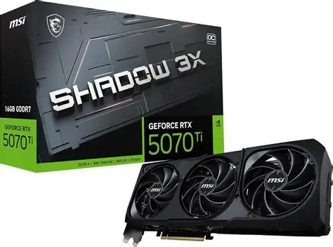 MSI GeForce RTX 5070 Ti Shadow 3X OC 16GB