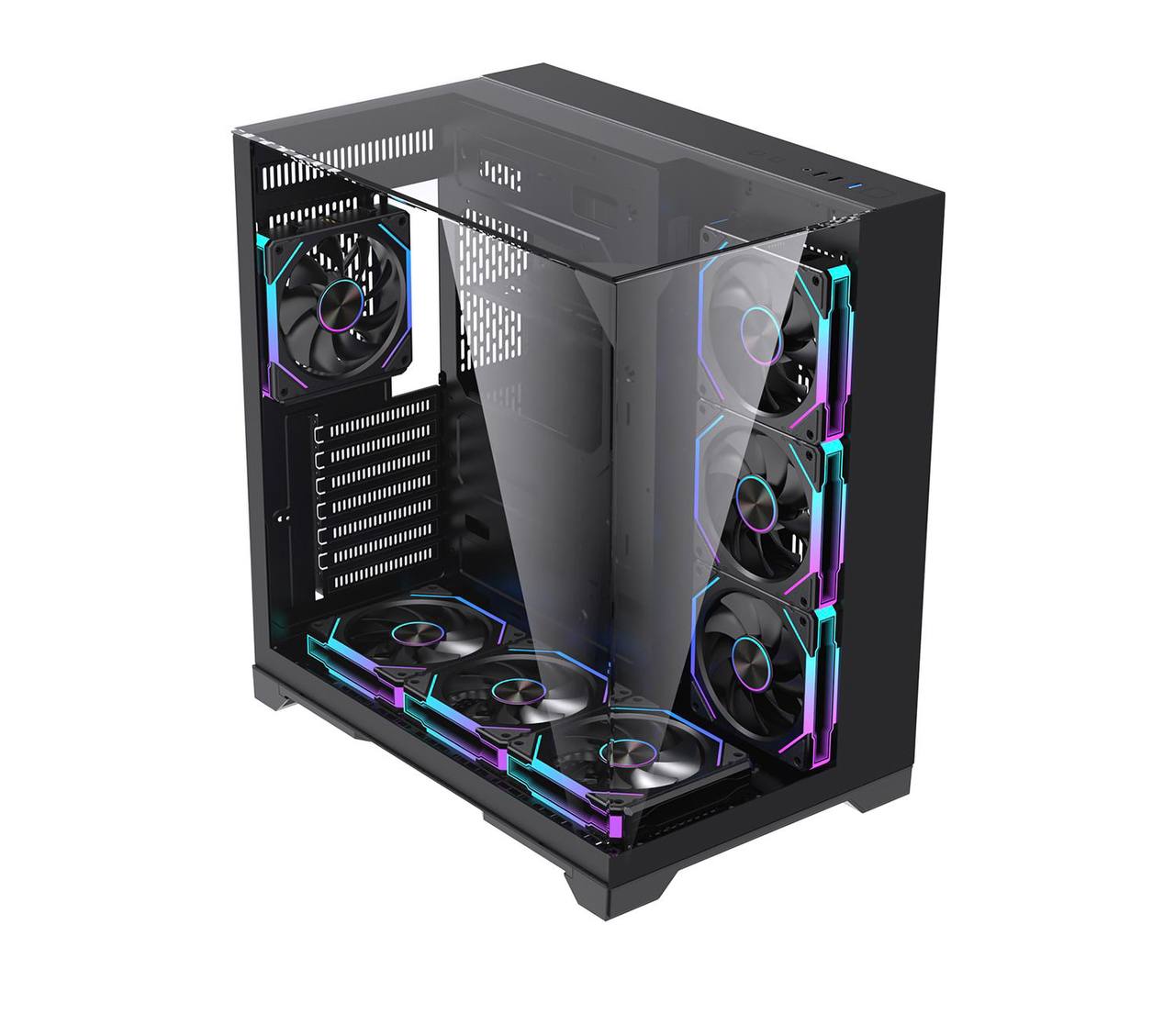 CASE MASS M12 7FAN ARGB Black