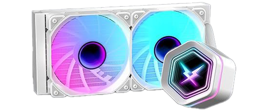 Cooler RUIX NC240 ARGB AIO CPU Liquid White