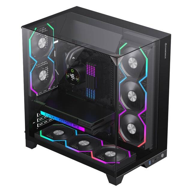 GameMax Infinity Pro 5-Fan Case (Black)