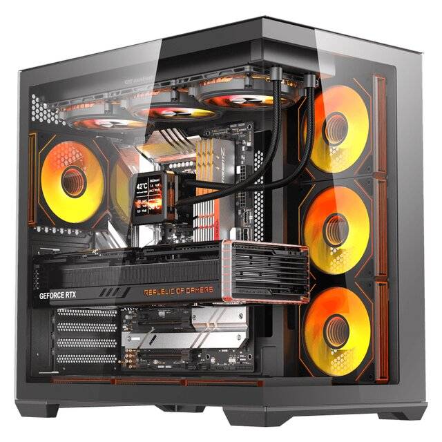 DarkFlash C280 7-Fan Case (Black)