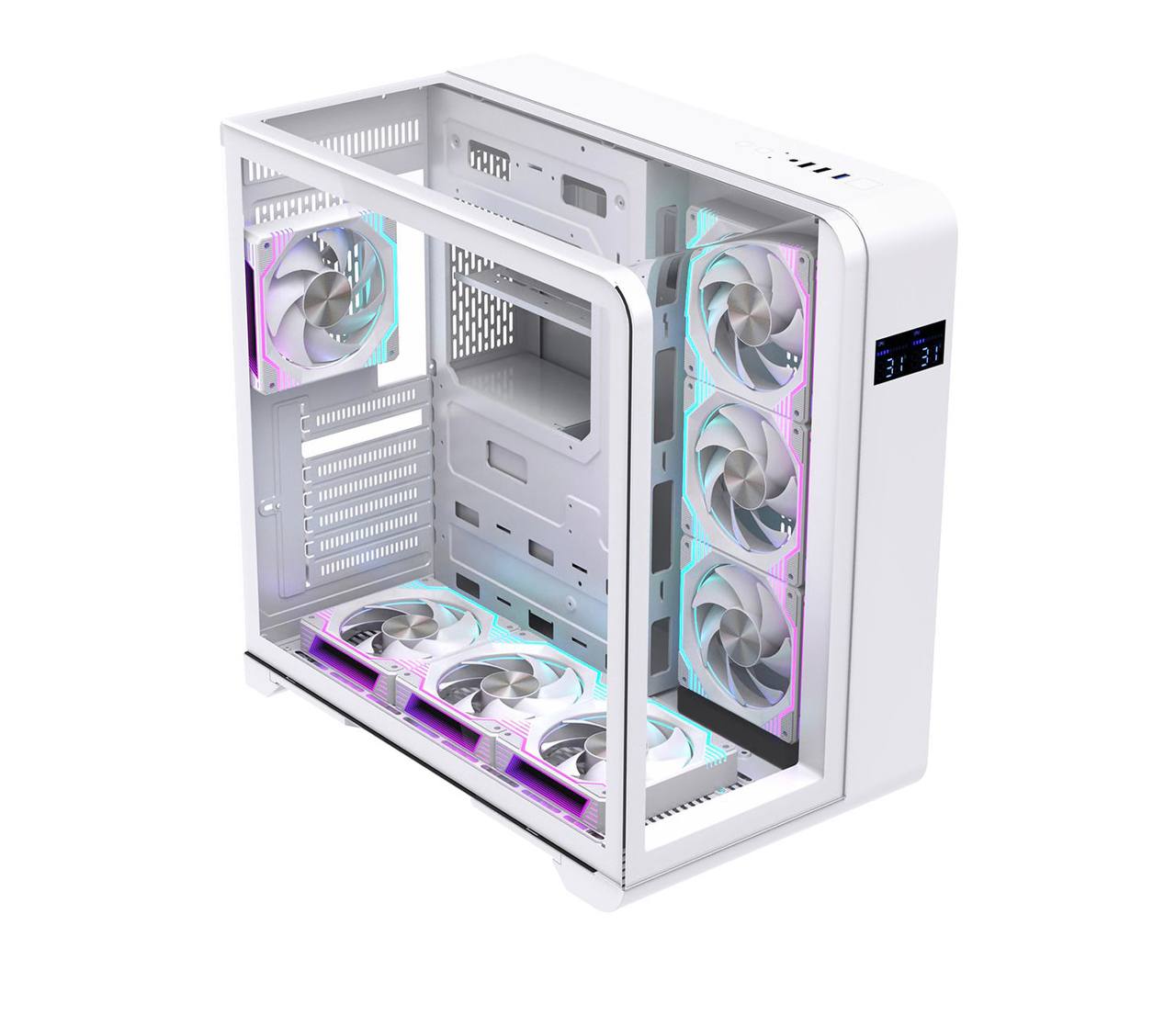 CASE MASS M14 7FAN ARGB White