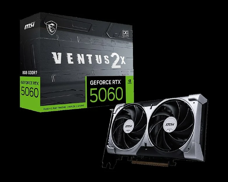 MSI RTX 5060 8GB Ventus 2x OC GPU