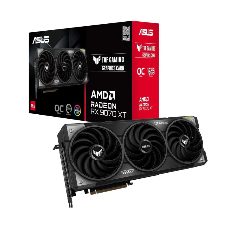ASUS TUF Gaming Radeon™ RX 9070 XT 16GB GDDR6 OC Edition