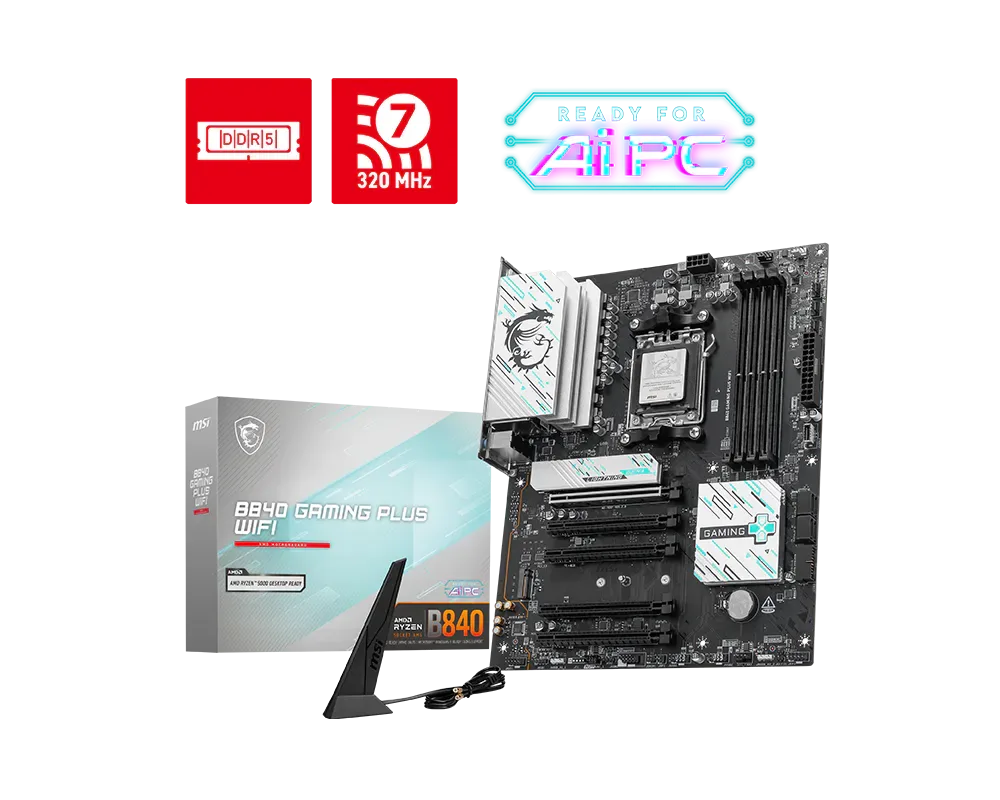 MSI B840 GAMING PLUS WIFI DDR5
