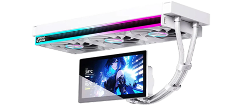COOLER JUNGLE UITRA FIOW 360M 7.1IN ARGB WH