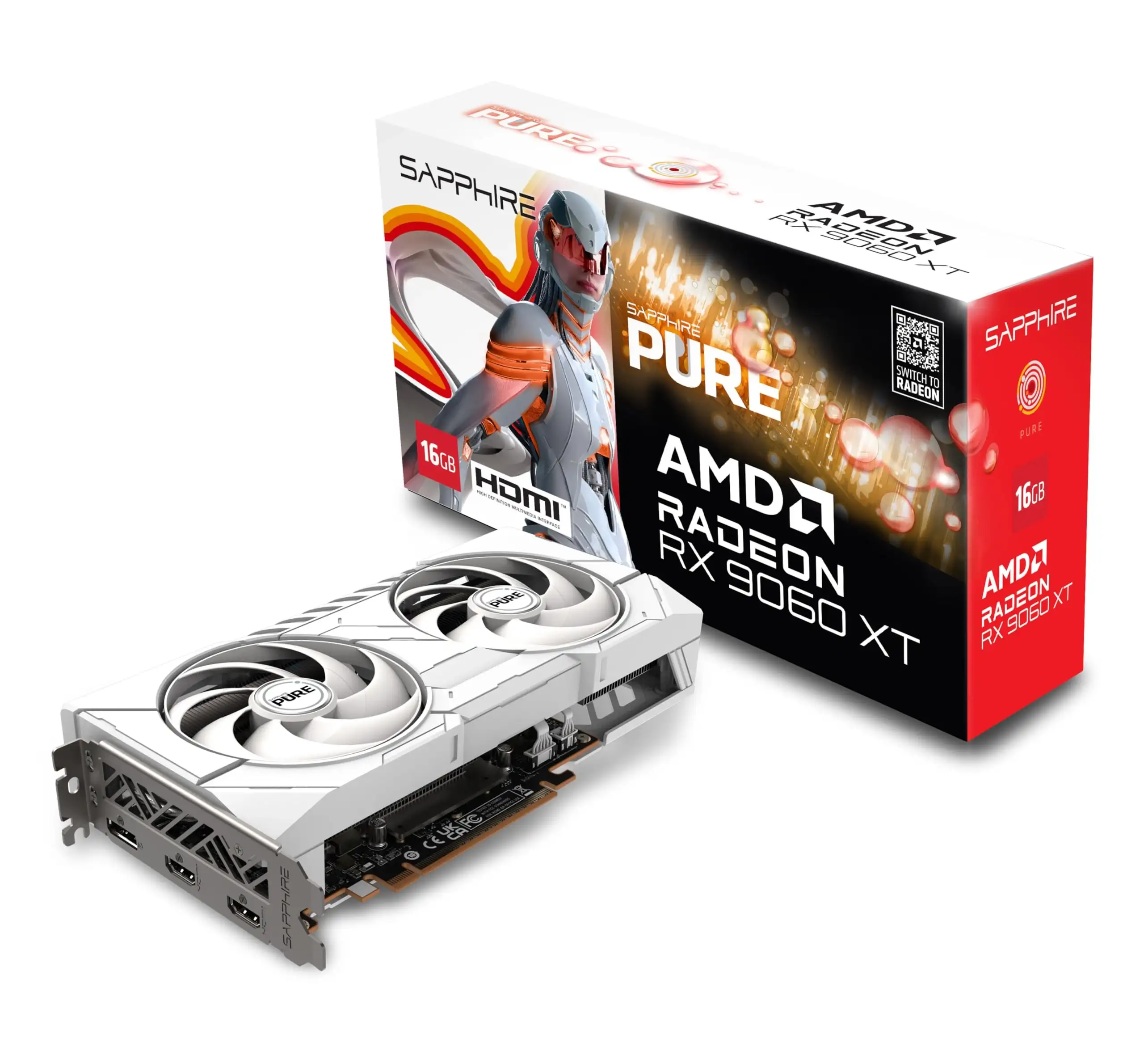 Sapphire PURE AMD Radeon RX 9060 XT OC