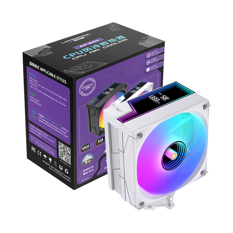 COOLER LOVINGCOOL AP-600 FAN ARGB White