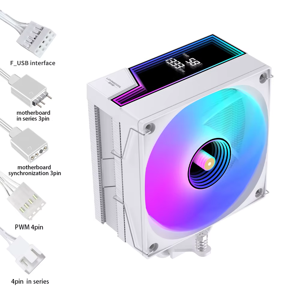 COOLER LOVINGCOOL AP-600 FAN ARGB White