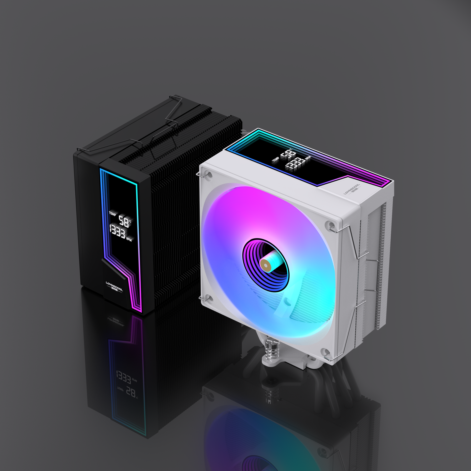 COOLER LOVINGCOOL AP-600 FAN ARGB White