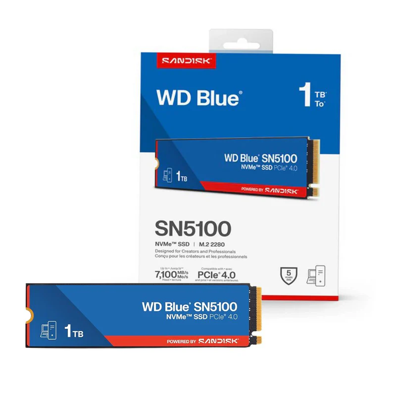 M.2 WD 1TB Blue SN5100 GEN4 7100MB/s