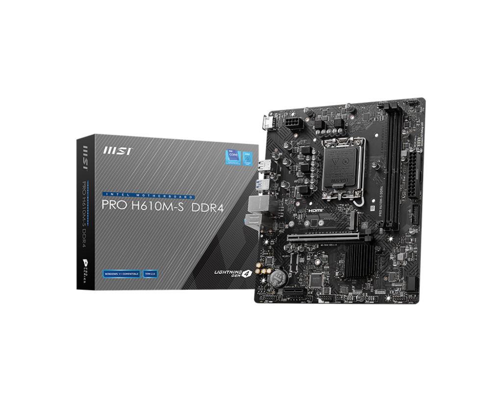 MSI PRO H610M-S DDR4 M-ATX Intel