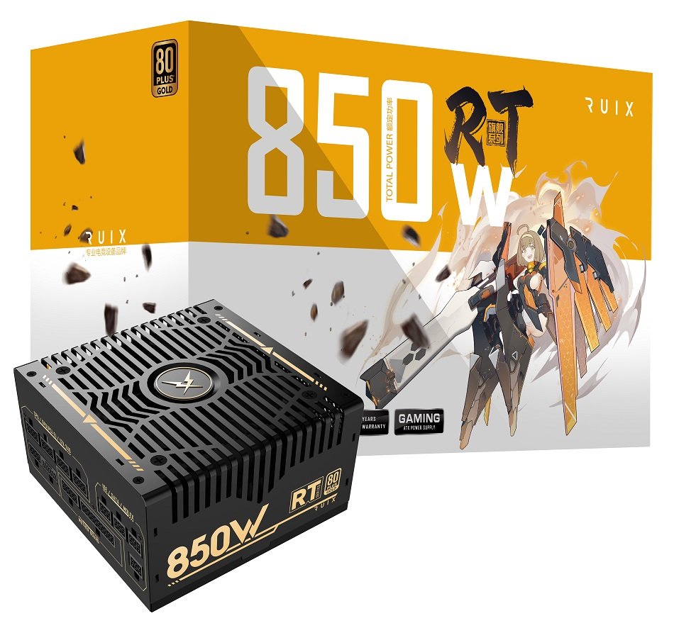 Ruix RT850W 80+ Gold 80+ Gold Full Modular