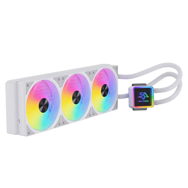 SNOWMAN Black Liquid Cooler Cpu 360mm white